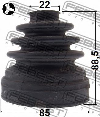 MAZDA GG46-22-640 Bellow, driveshaft
